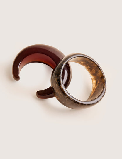 2 Pack Cuff & Bangle Set Multi