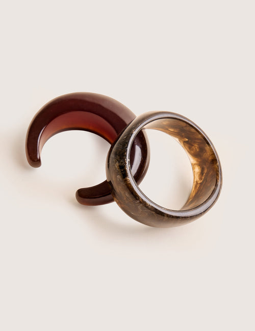 2 Pack Cuff & Bangle Set Multi