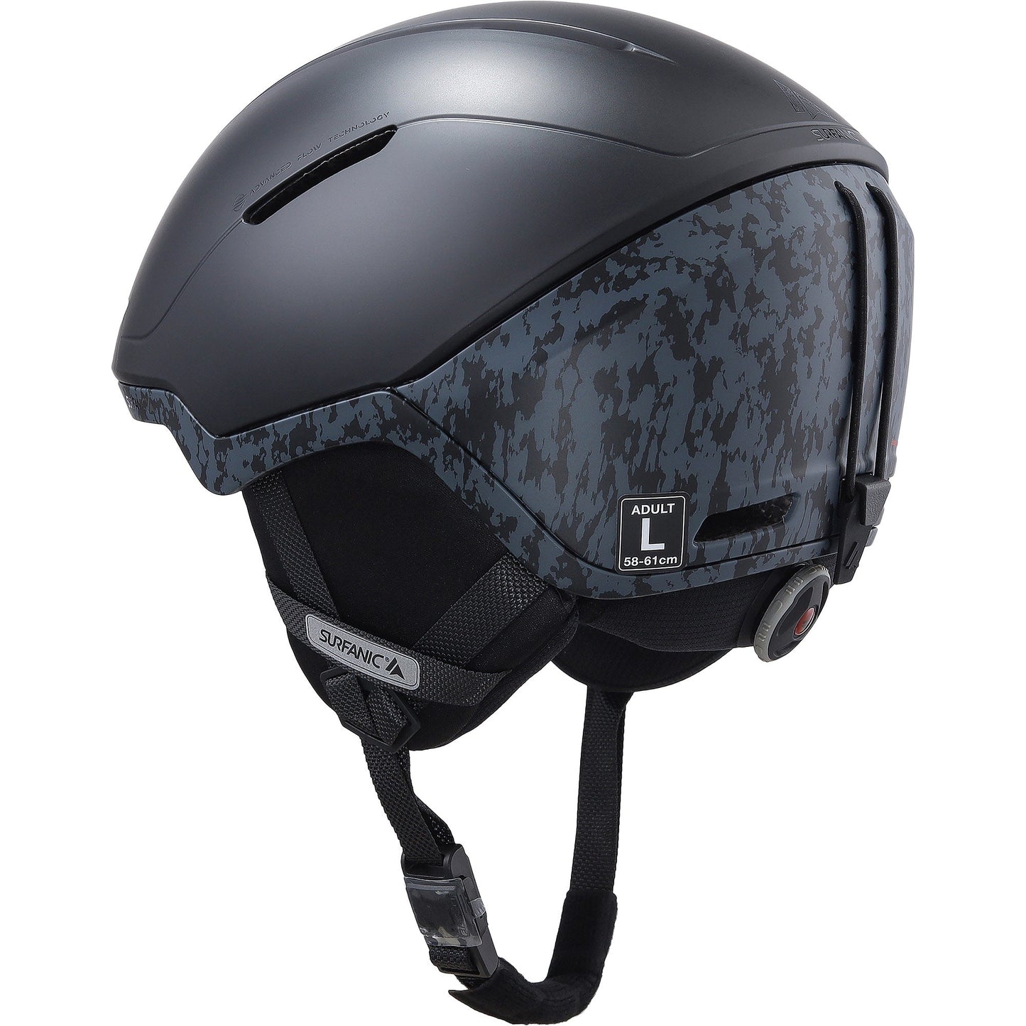 Surfanic Sentinal Map Helmet - Black