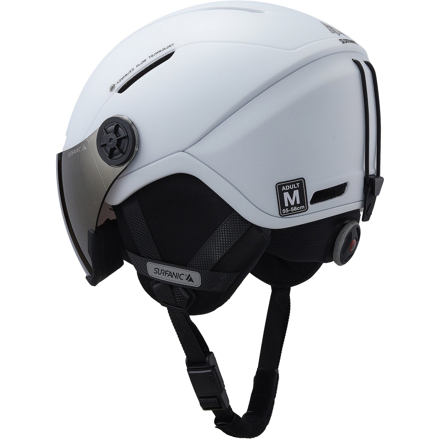 Surfanic Halo Visor Helmet - White