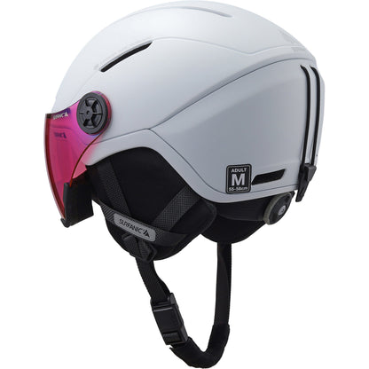 Surfanic Halo Visor Helmet - Optic White
