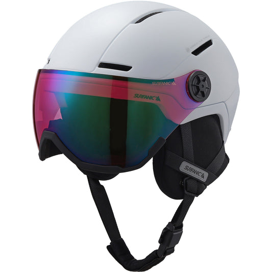 Surfanic Halo Visor Helmet - Optic White