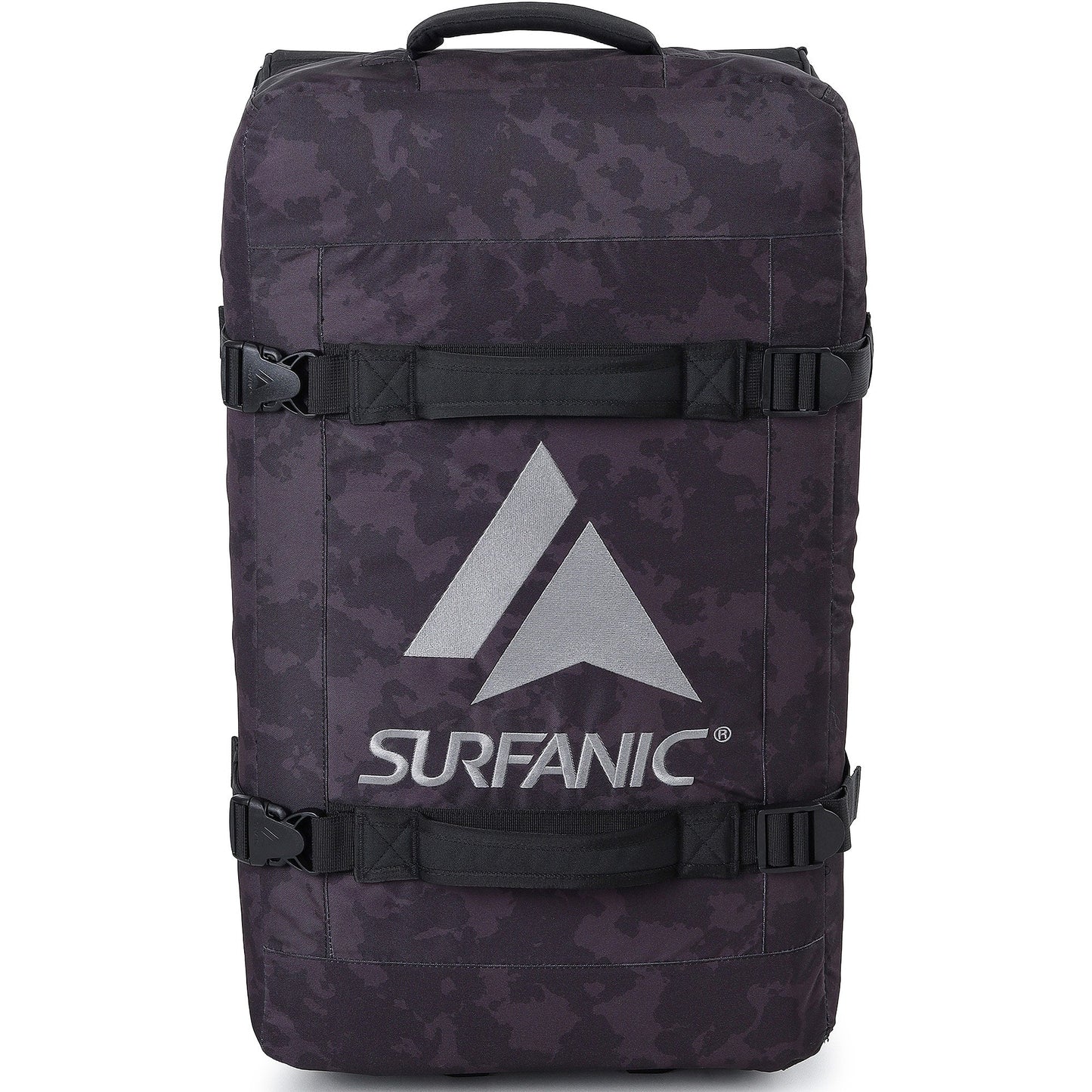 Surfanic Maxim 3.0 70L Roller Bag - Black Map