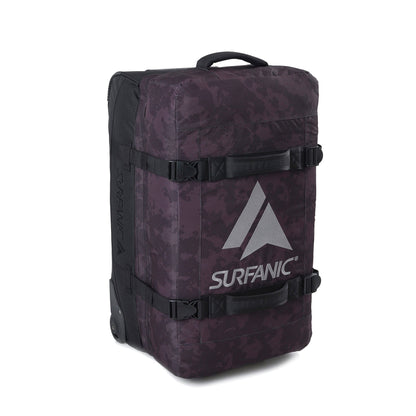 Surfanic Maxim 3.0 100L Roller Bag - Black Map
