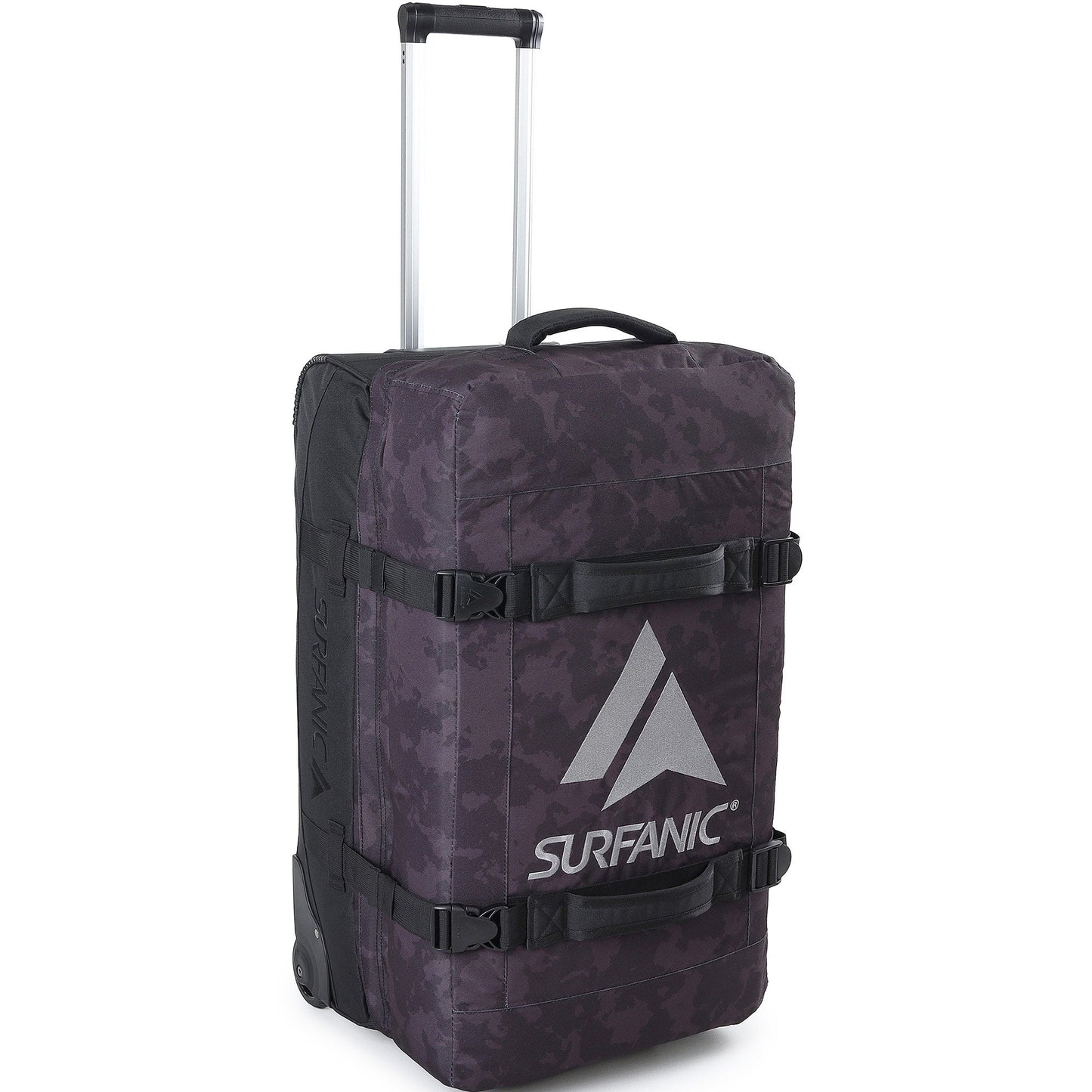Surfanic Maxim 3.0 100L Roller Bag - Black Map