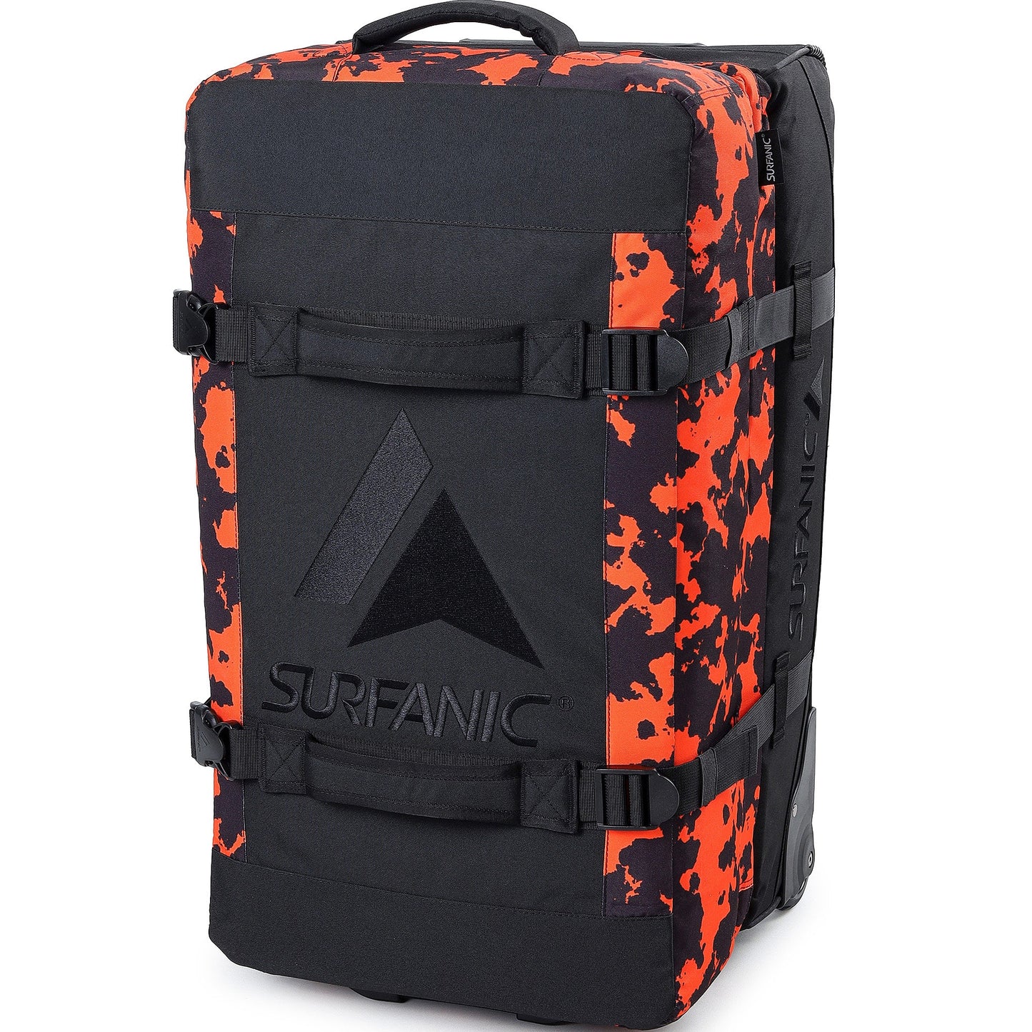 Surfanic Maxim 3.0 120L Roller Bag - Orange Map