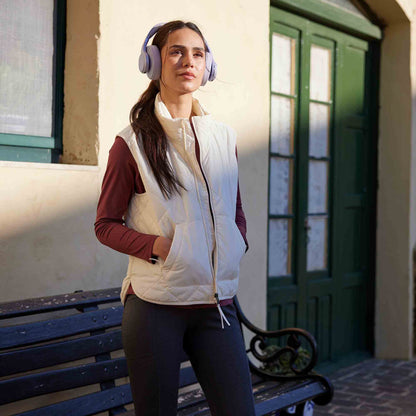 Slaley Womens Insulated Relaxed Fit Gilet - Vanilla