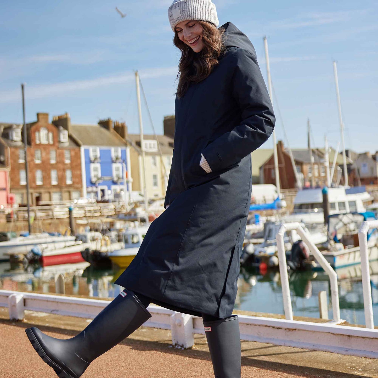 Uma Womens Waterproof Down Insulated Parka - Black