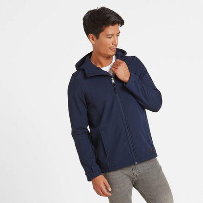 Valley Mens Softshell Hoody - Navy