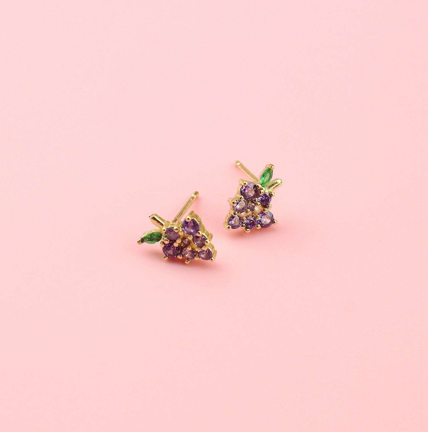 Vineyard Vibes Grapes Stud Earrings