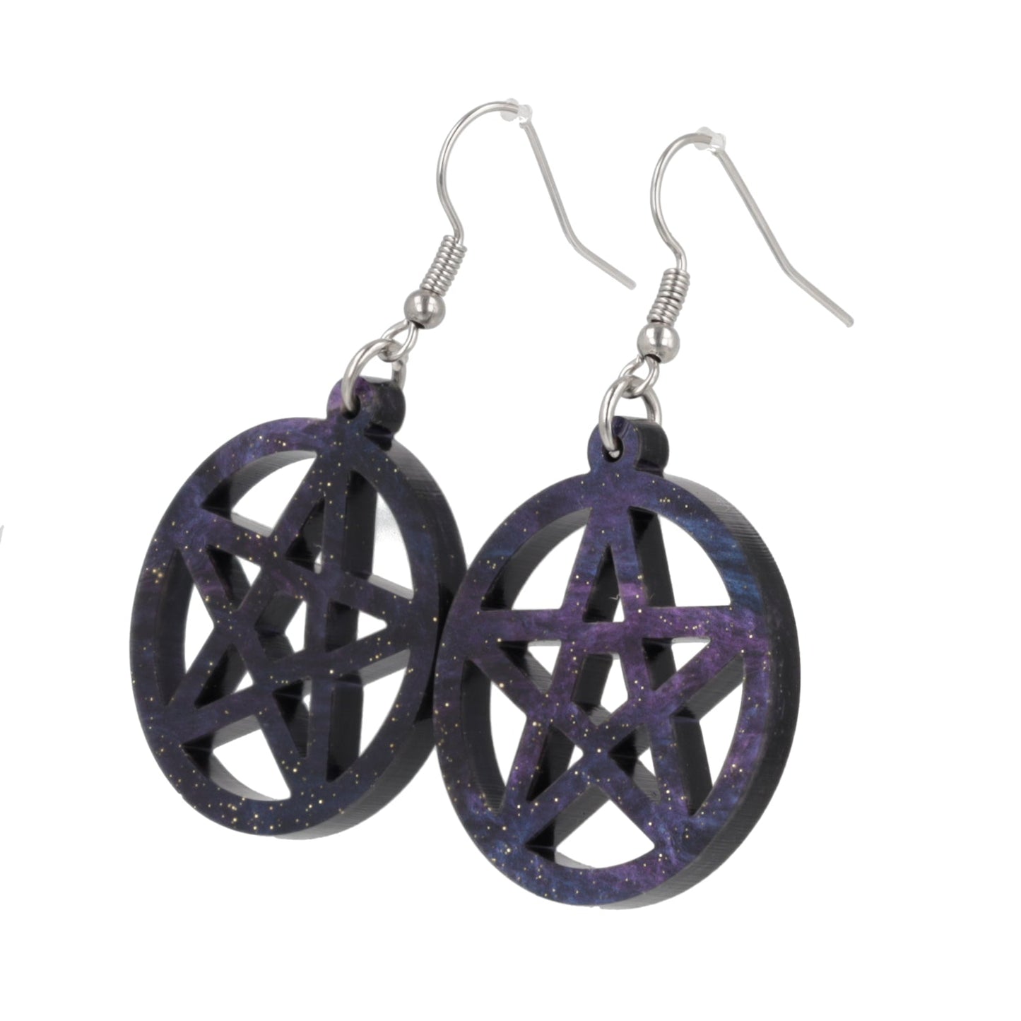 Witching Hour Pentacle Earrings
