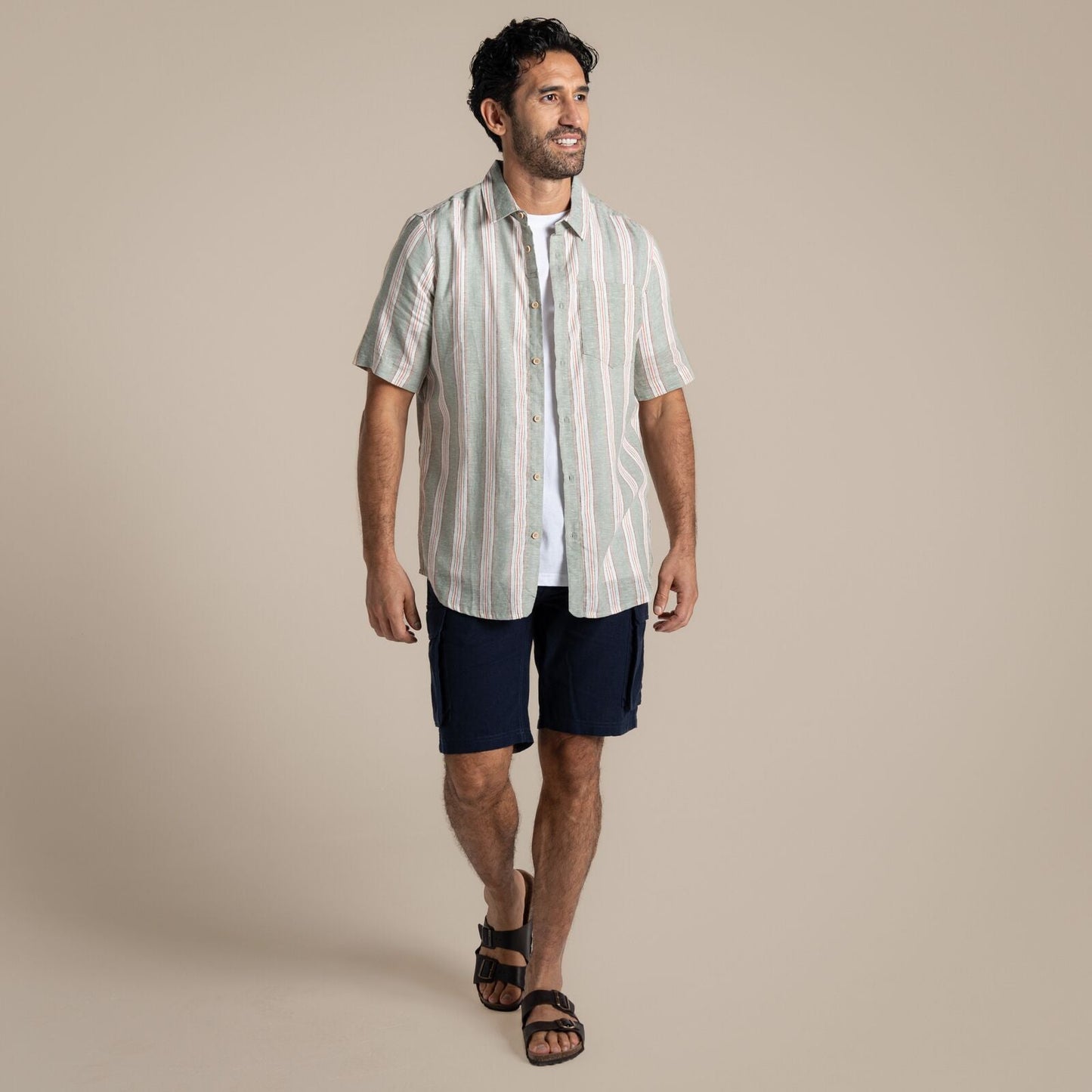 Craghoppers Mens Argino Button Up Short Sleeve Shirt
