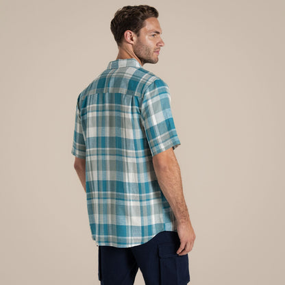 Craghoppers Mens Argino Button Up Short Sleeve Shirt