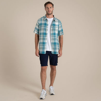 Craghoppers Mens Argino Button Up Short Sleeve Shirt