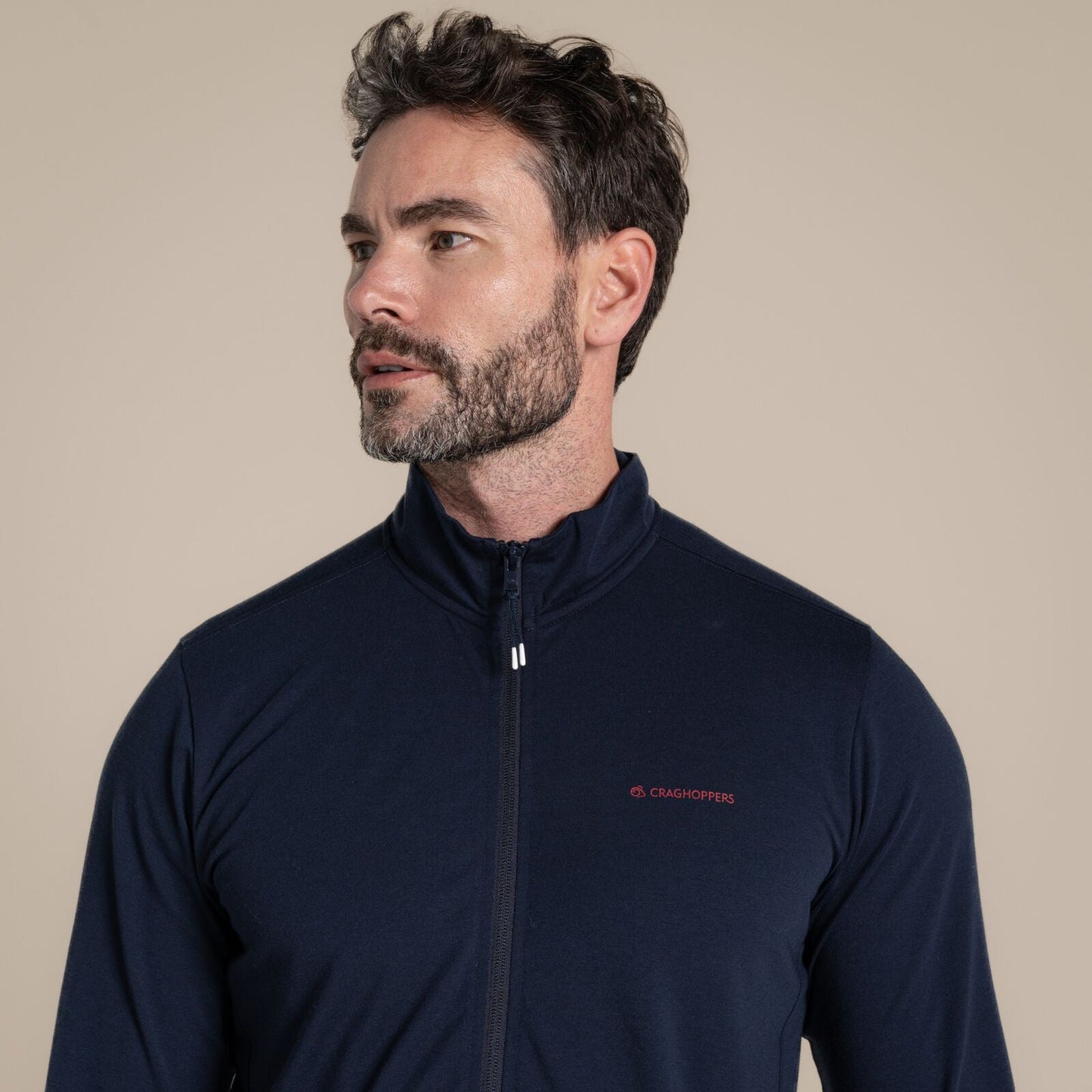 Craghoppers Mens NosiLife Bromsgrove Golf Full Zip Fleece
