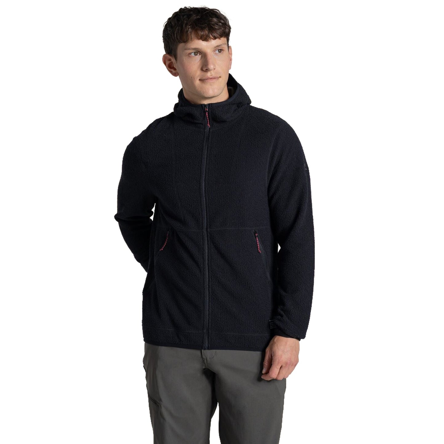 Craghoppers Mens Compresslite Hooded Full Zip Fleece