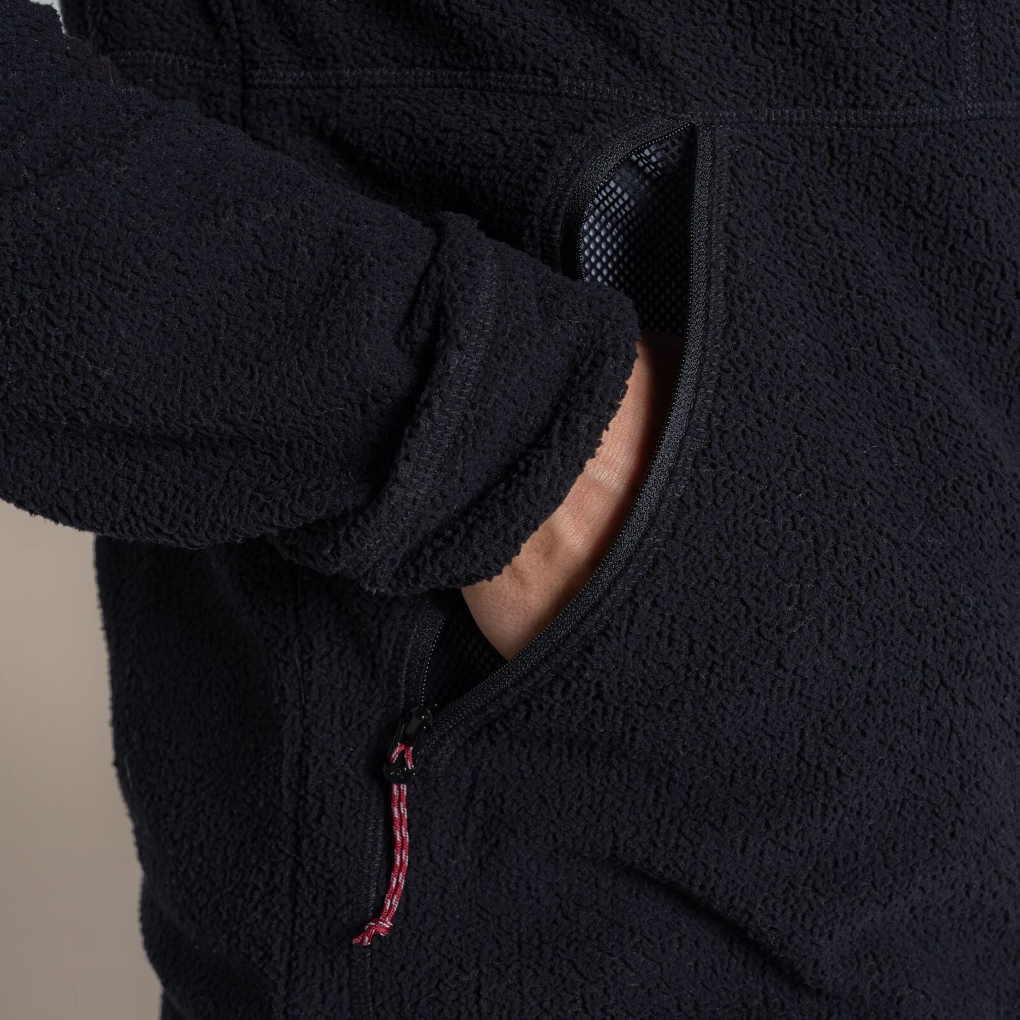 Craghoppers Mens Compresslite Hooded Full Zip Fleece