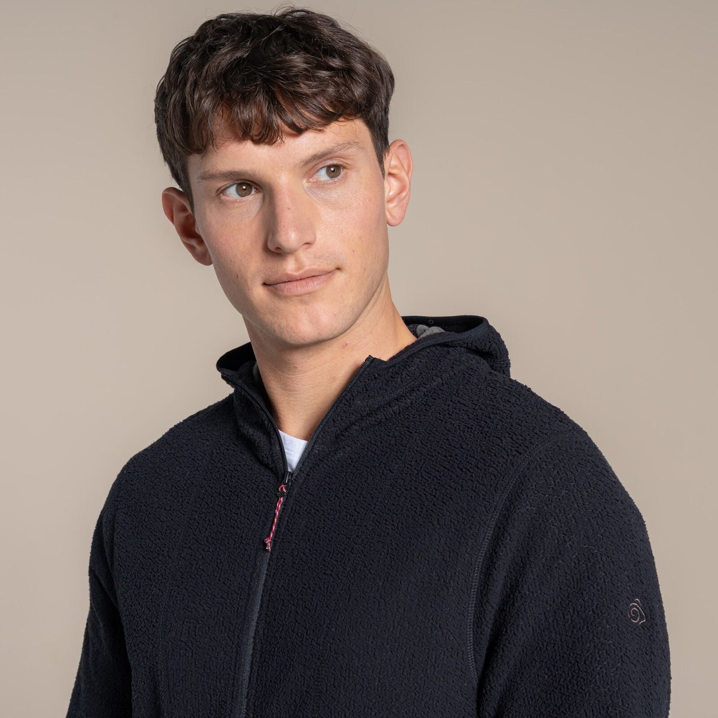 Craghoppers Mens Compresslite Hooded Full Zip Fleece