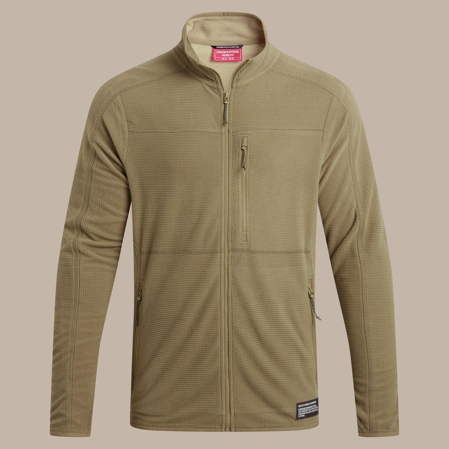 Craghoppers Mens NosiLife Spry II Technical Full Zip Fleece
