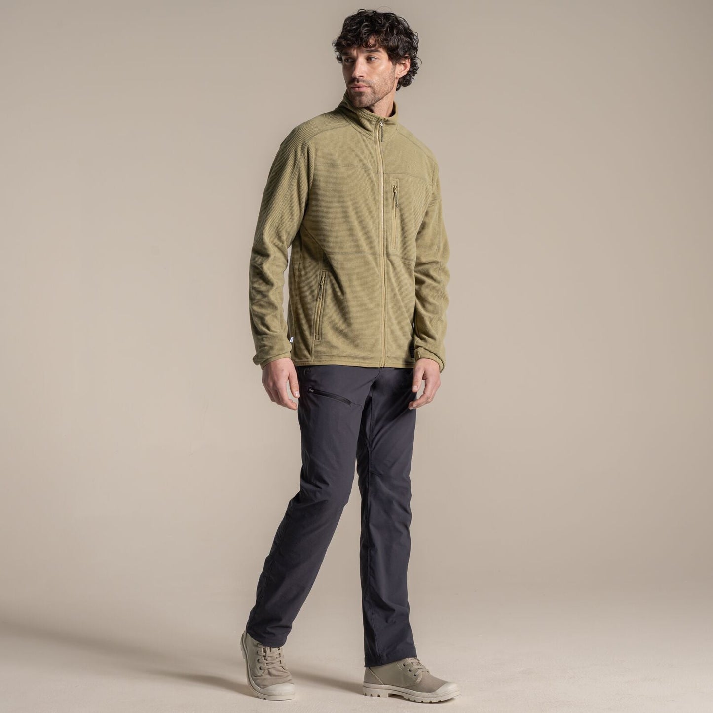Craghoppers Mens NosiLife Spry II Technical Full Zip Fleece