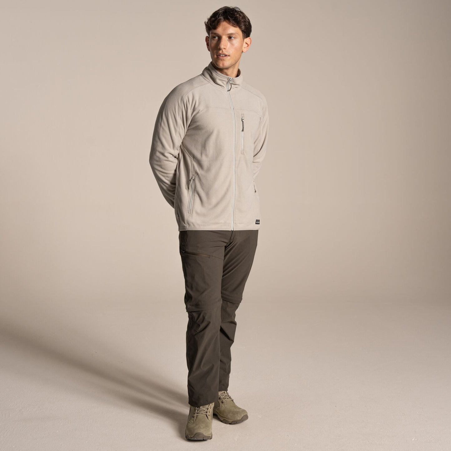 Craghoppers Mens NosiLife Spry II Technical Full Zip Fleece