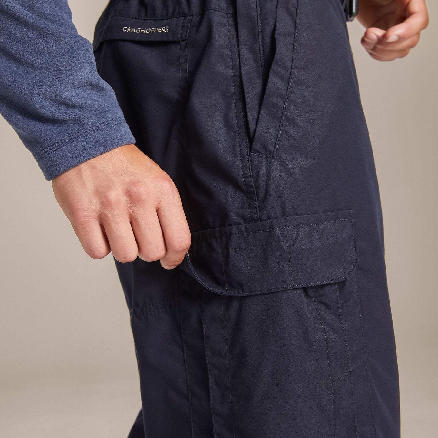 Craghoppers Mens Kiwi UV Protect Relaxed Fit Walking Cargo Pants