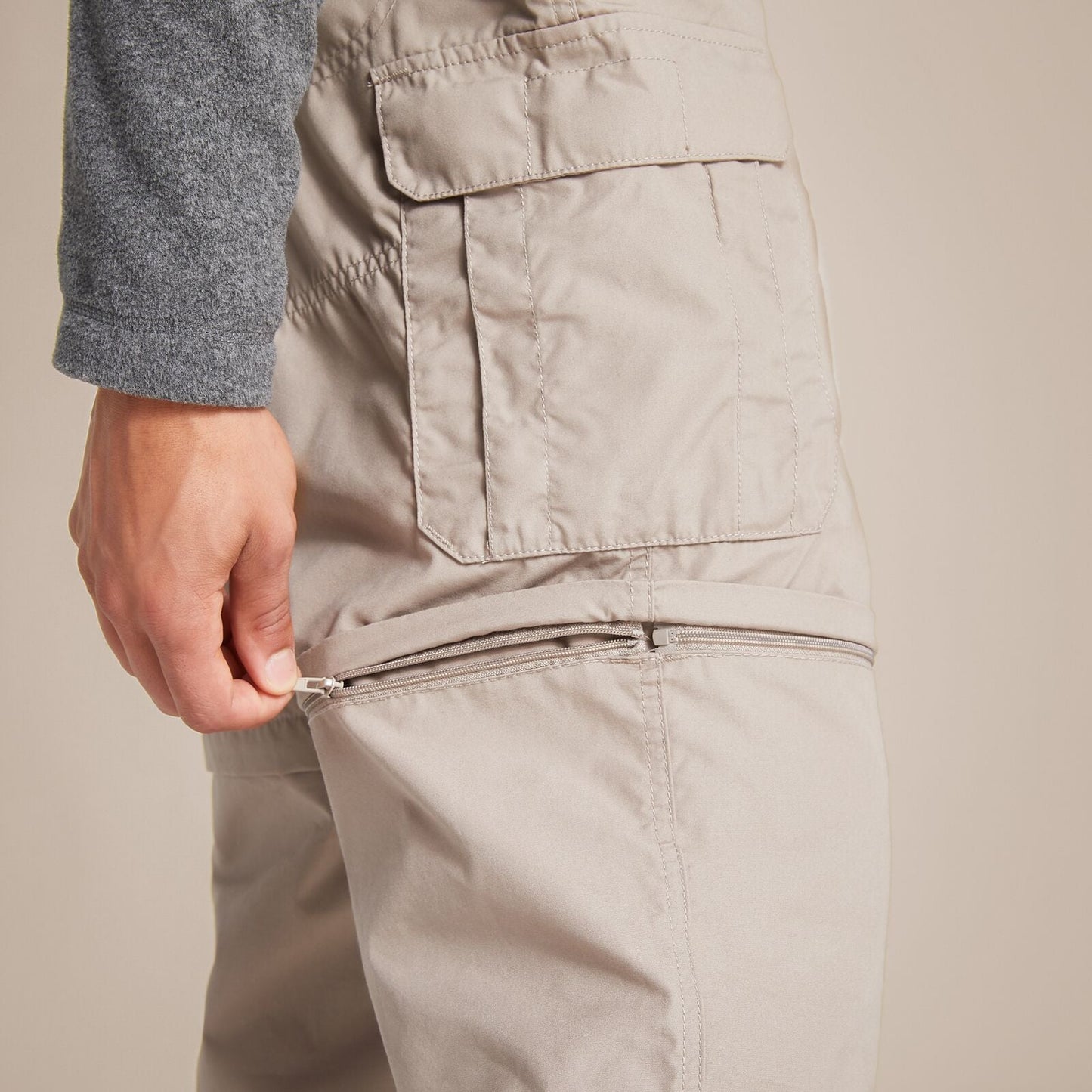 Craghoppers Mens Kiwi Convertible Zip Off Walking Trousers