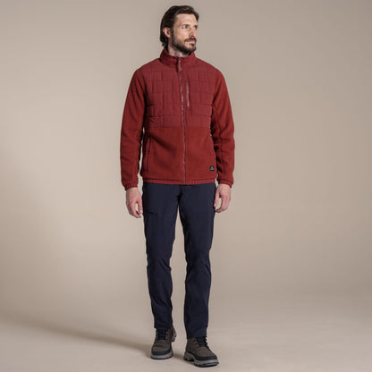 Craghoppers Mens Helvellyn Hybrid Full Zip Fleece