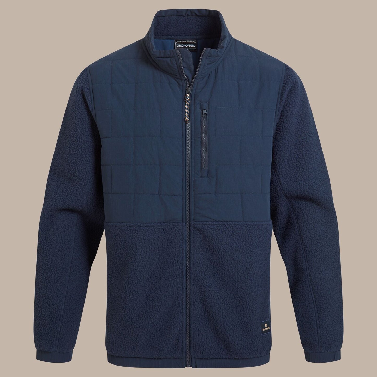 Craghoppers Mens Helvellyn Hybrid Full Zip Fleece