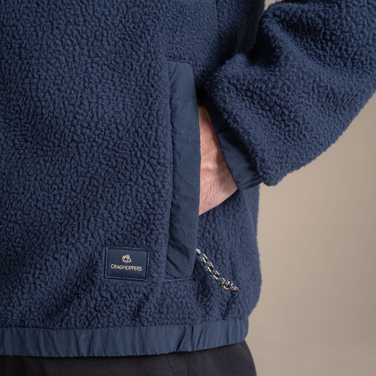 Craghoppers Mens Helvellyn Hybrid Full Zip Fleece