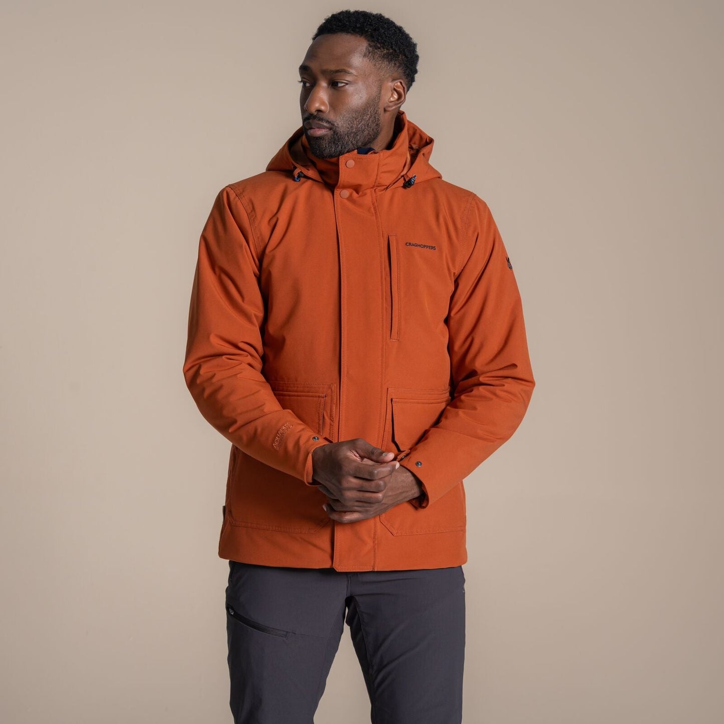 Craghoppers Mens Padley II Insulated Waterproof Jacket - Gingerbread