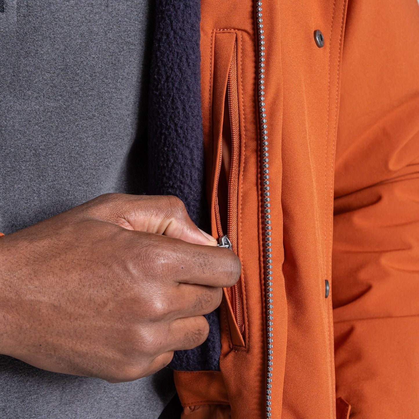 Craghoppers Mens Padley II Insulated Waterproof Jacket - Gingerbread