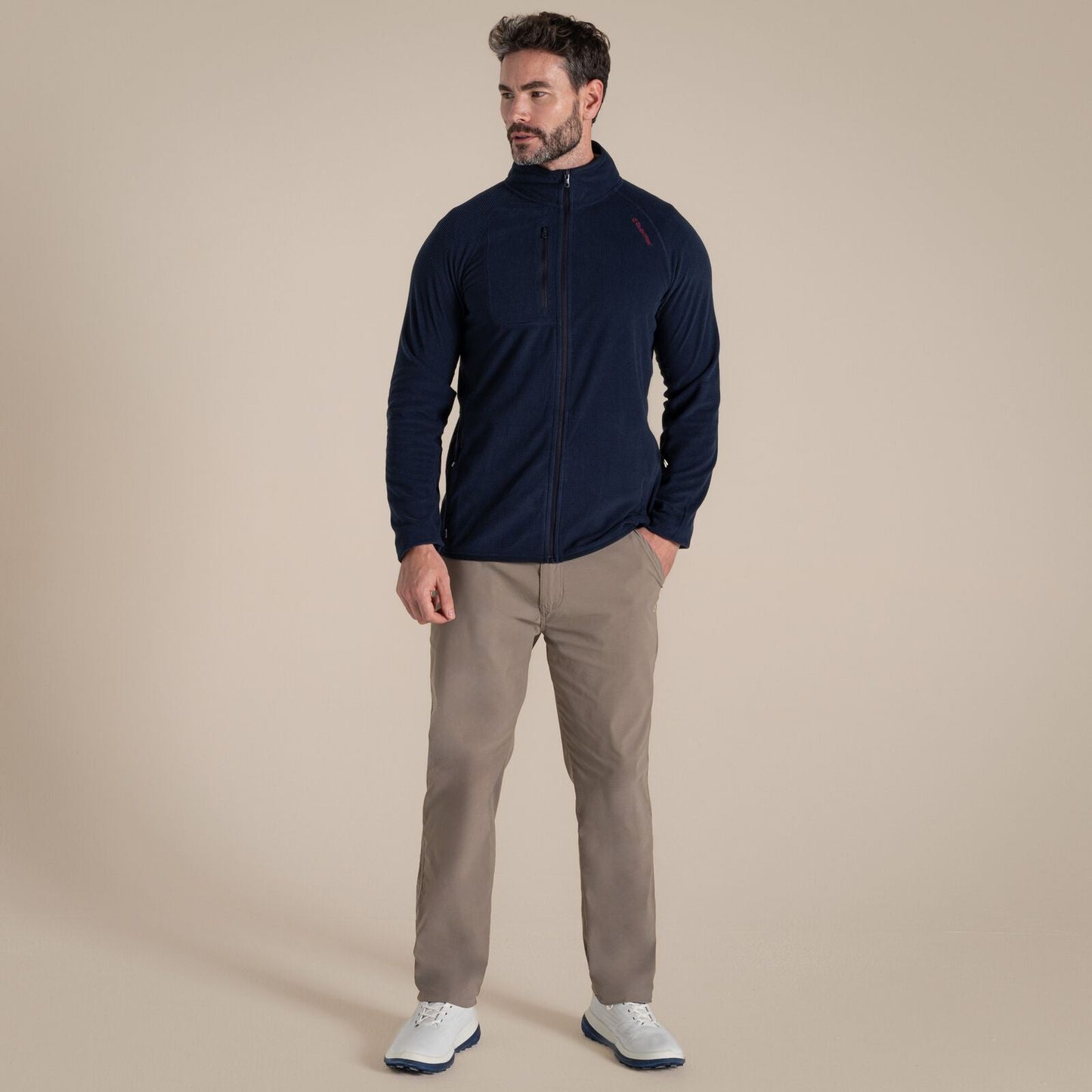 Craghoppers Mens NosiLife Copthorne Golf Full Zip Fleece