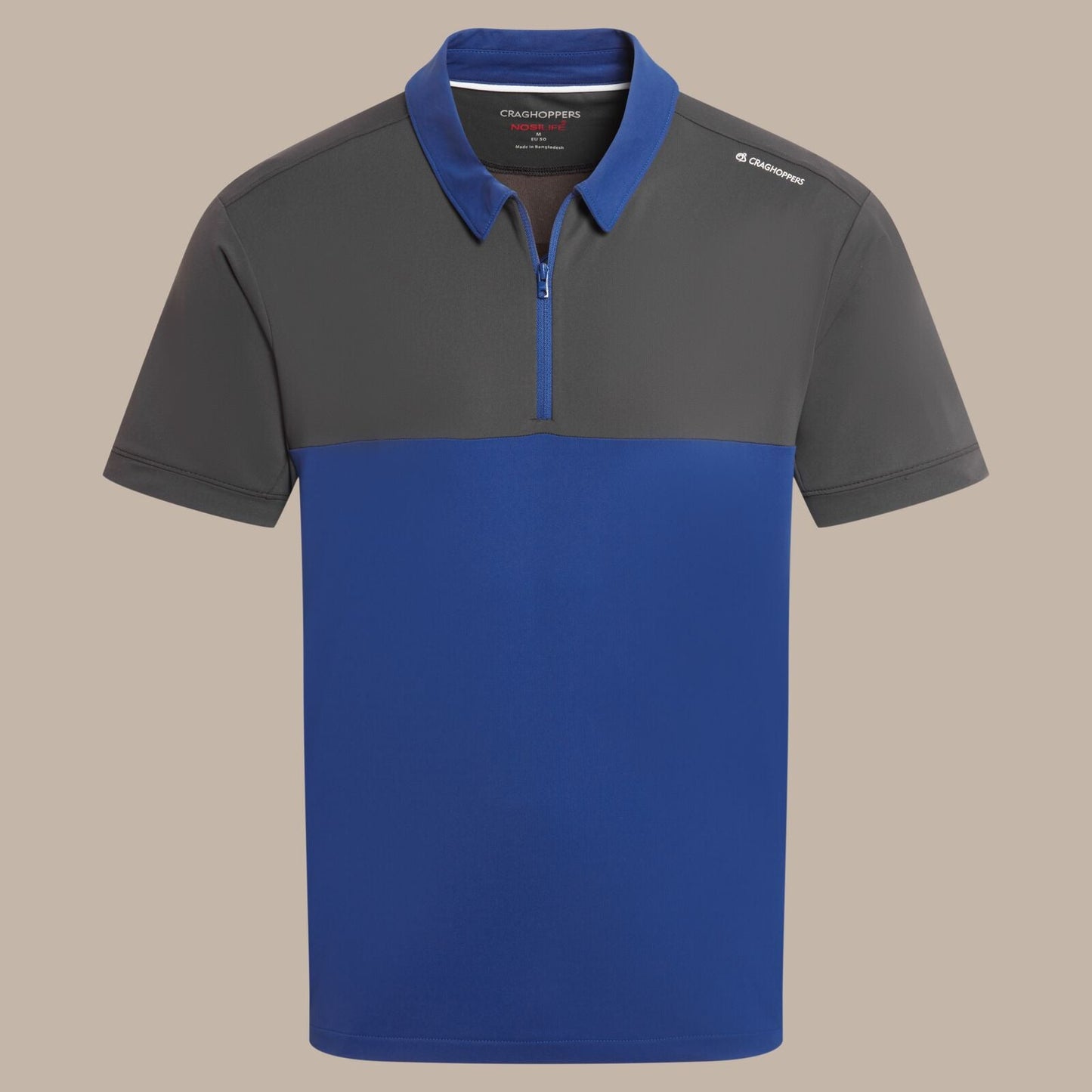 Craghoppers Mens NosiLife Avro Golf Short Sleeve Polo Shirt