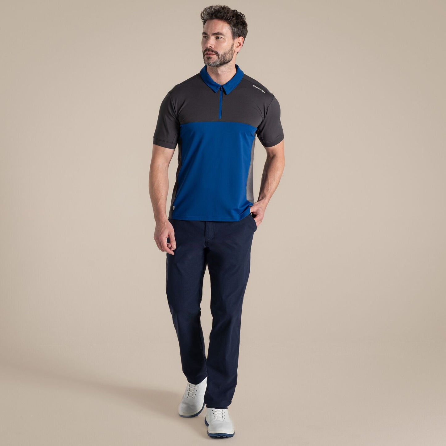 Craghoppers Mens NosiLife Avro Golf Short Sleeve Polo Shirt
