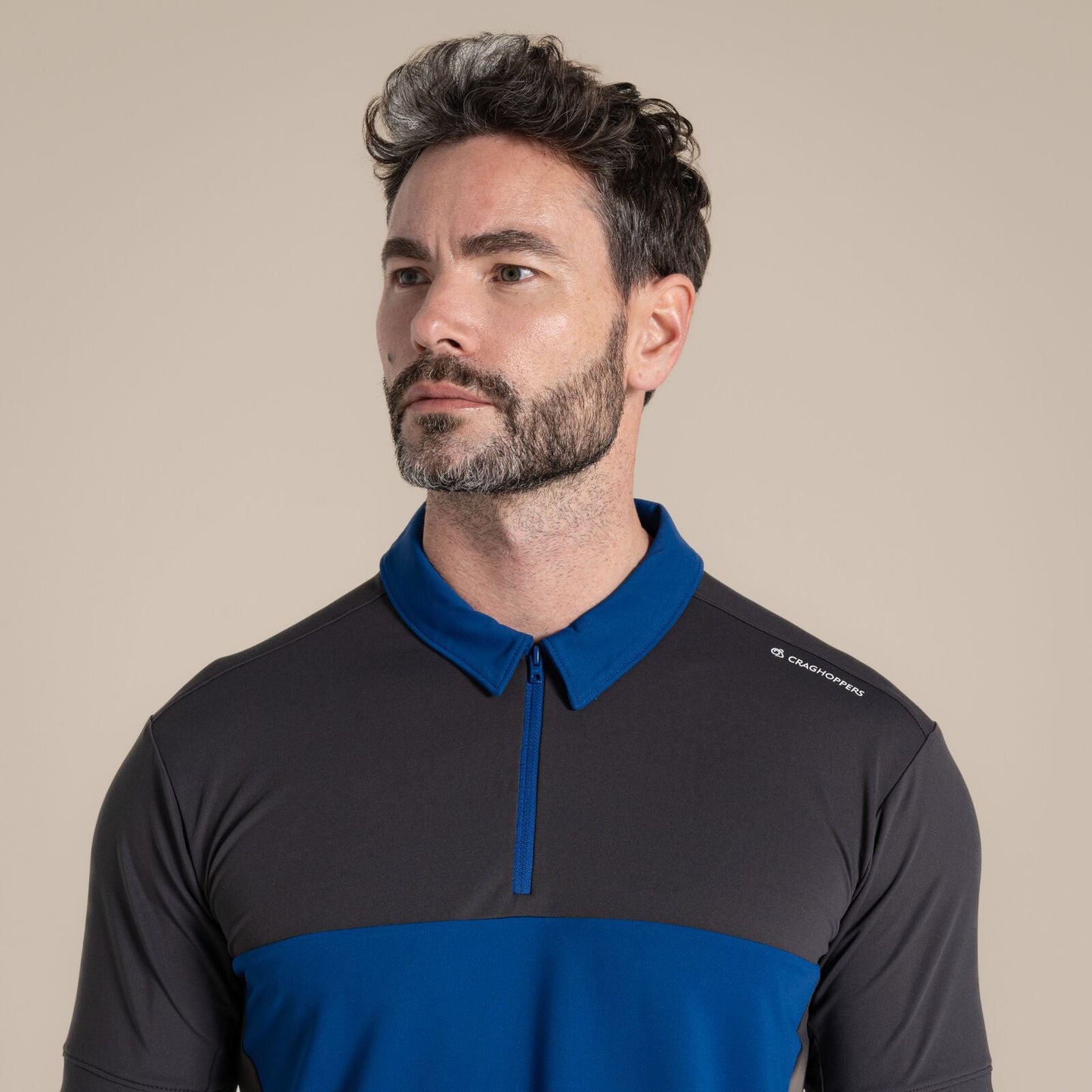 Craghoppers Mens NosiLife Avro Golf Short Sleeve Polo Shirt