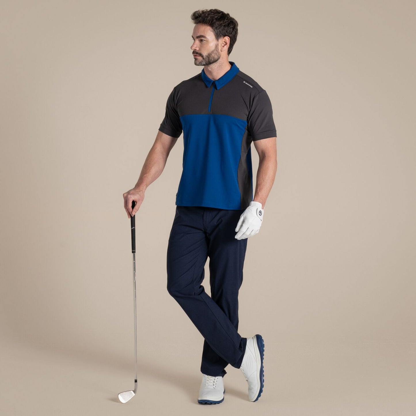 Craghoppers Mens NosiLife Avro Golf Short Sleeve Polo Shirt