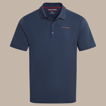 Craghoppers Mens NosiLife Bramshaw Golf Short Sleeve Polo Shirt