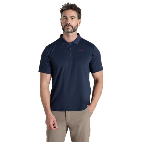 Craghoppers Mens NosiLife Bramshaw Golf Short Sleeve Polo Shirt
