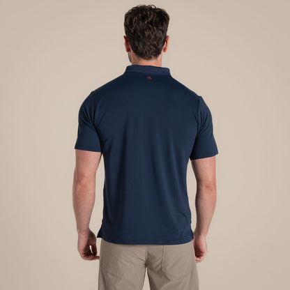 Craghoppers Mens NosiLife Bramshaw Golf Short Sleeve Polo Shirt