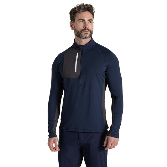Craghoppers Mens NosiLife Goswick Golf Half Zip Sweater