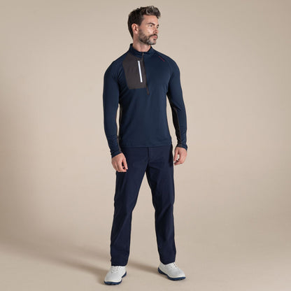 Craghoppers Mens NosiLife Goswick Golf Half Zip Sweater