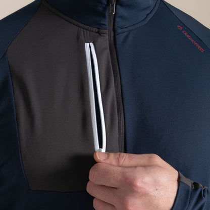 Craghoppers Mens NosiLife Goswick Golf Half Zip Sweater