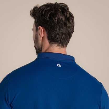 Craghoppers Mens NosiLife Bramshaw Golf Long Sleeve Polo Shirt