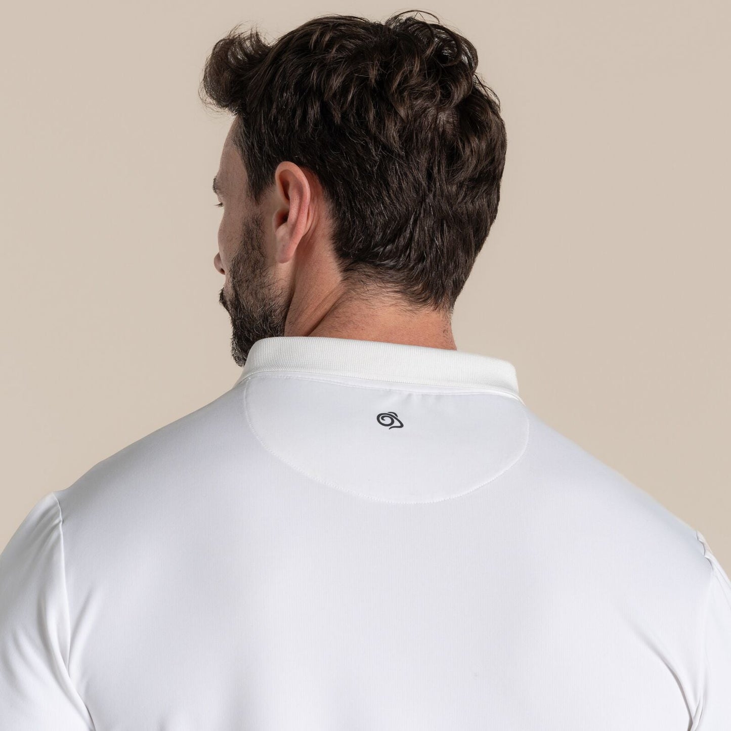 Craghoppers Mens NosiLife Bramshaw Golf Long Sleeve Polo Shirt