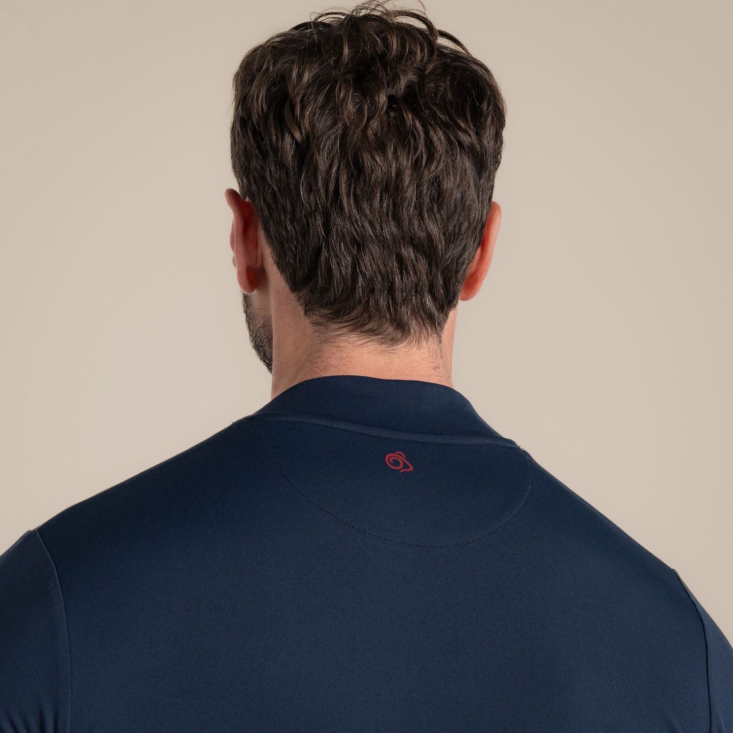 Craghoppers Mens NosiLife Golf Mock Neck Baselayer Top