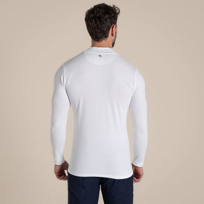 Craghoppers Mens NosiLife Golf Mock Neck Baselayer Top