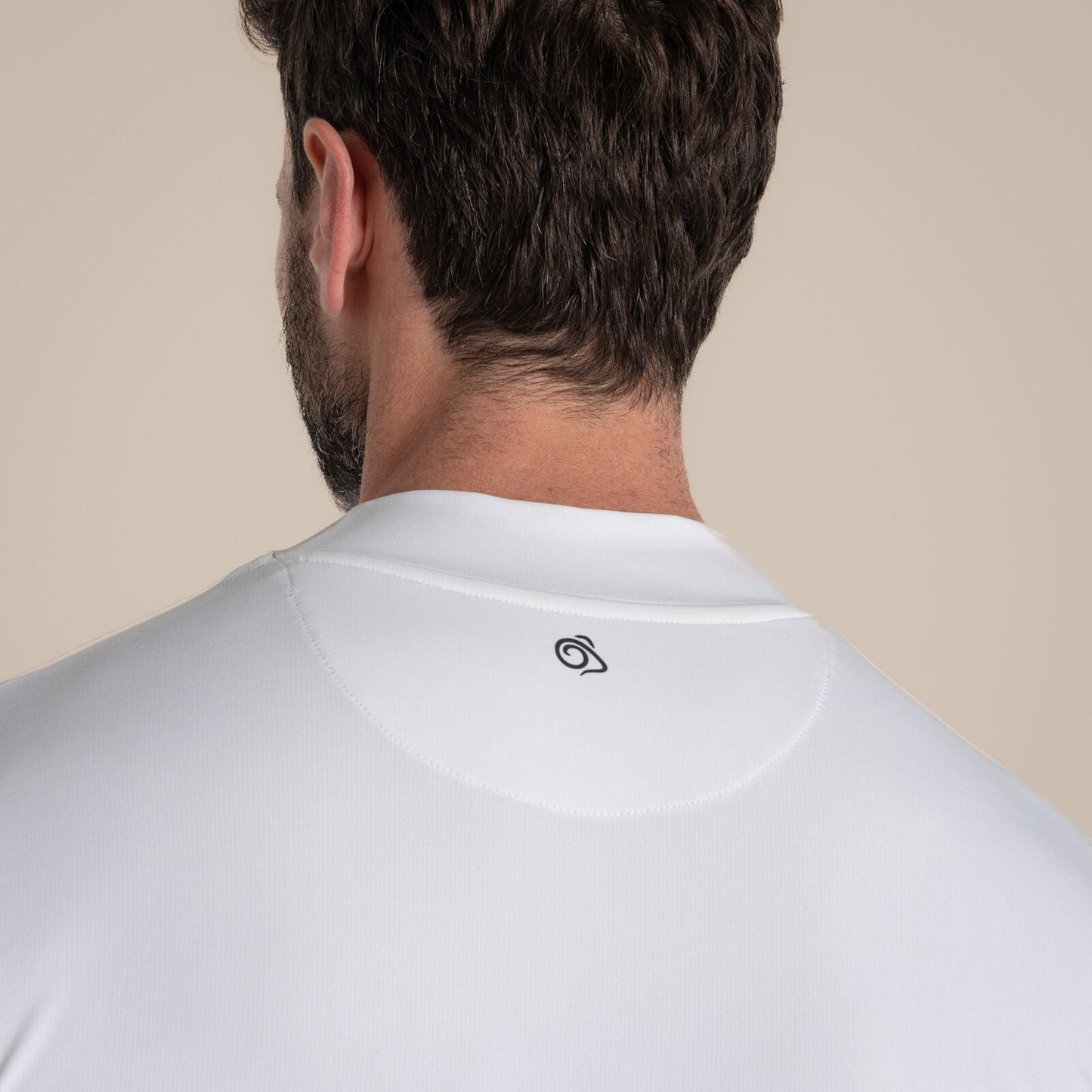 Craghoppers Mens NosiLife Golf Mock Neck Baselayer Top
