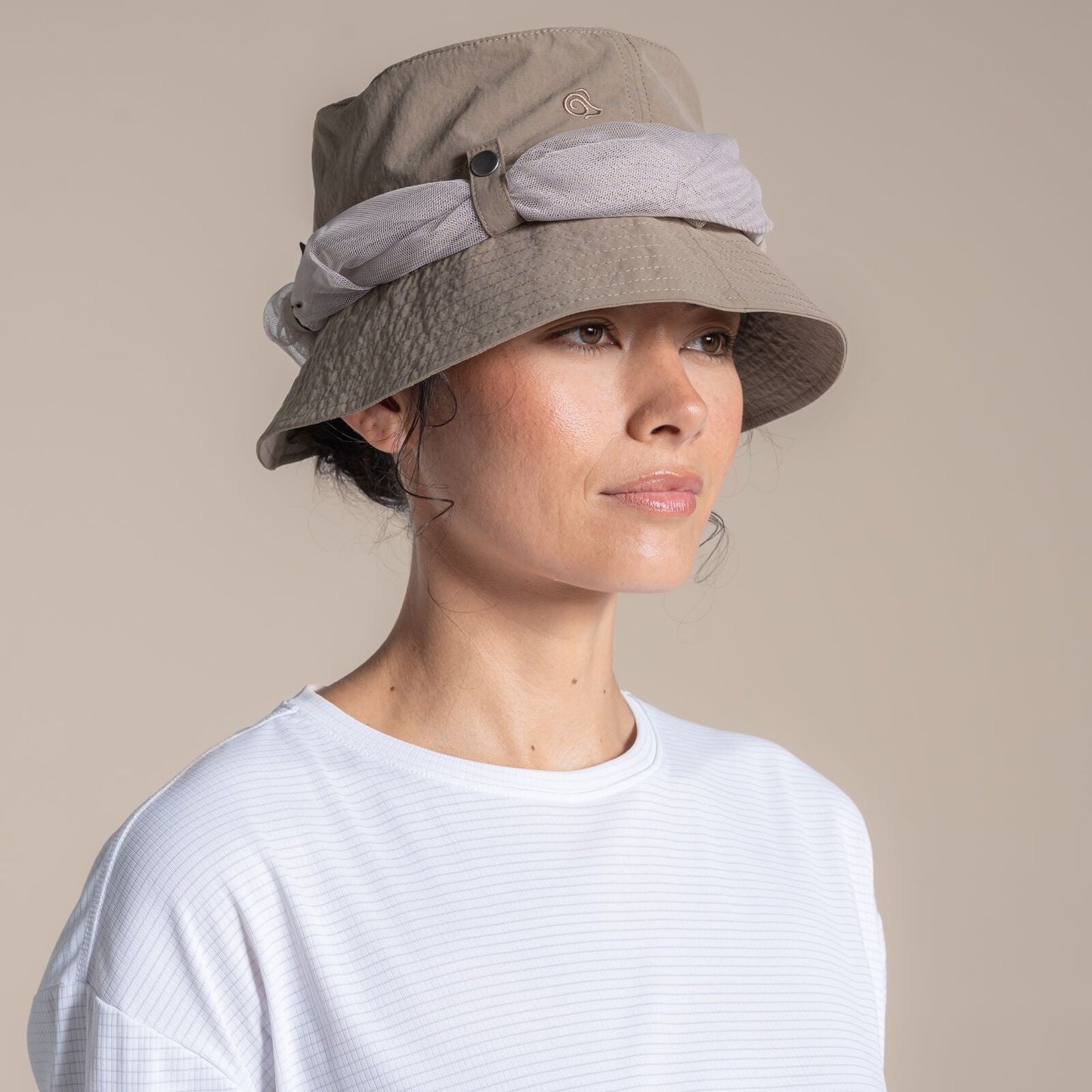 Craghoppers NosiLife Jungle Roll-Down Mesh Bucket Hat