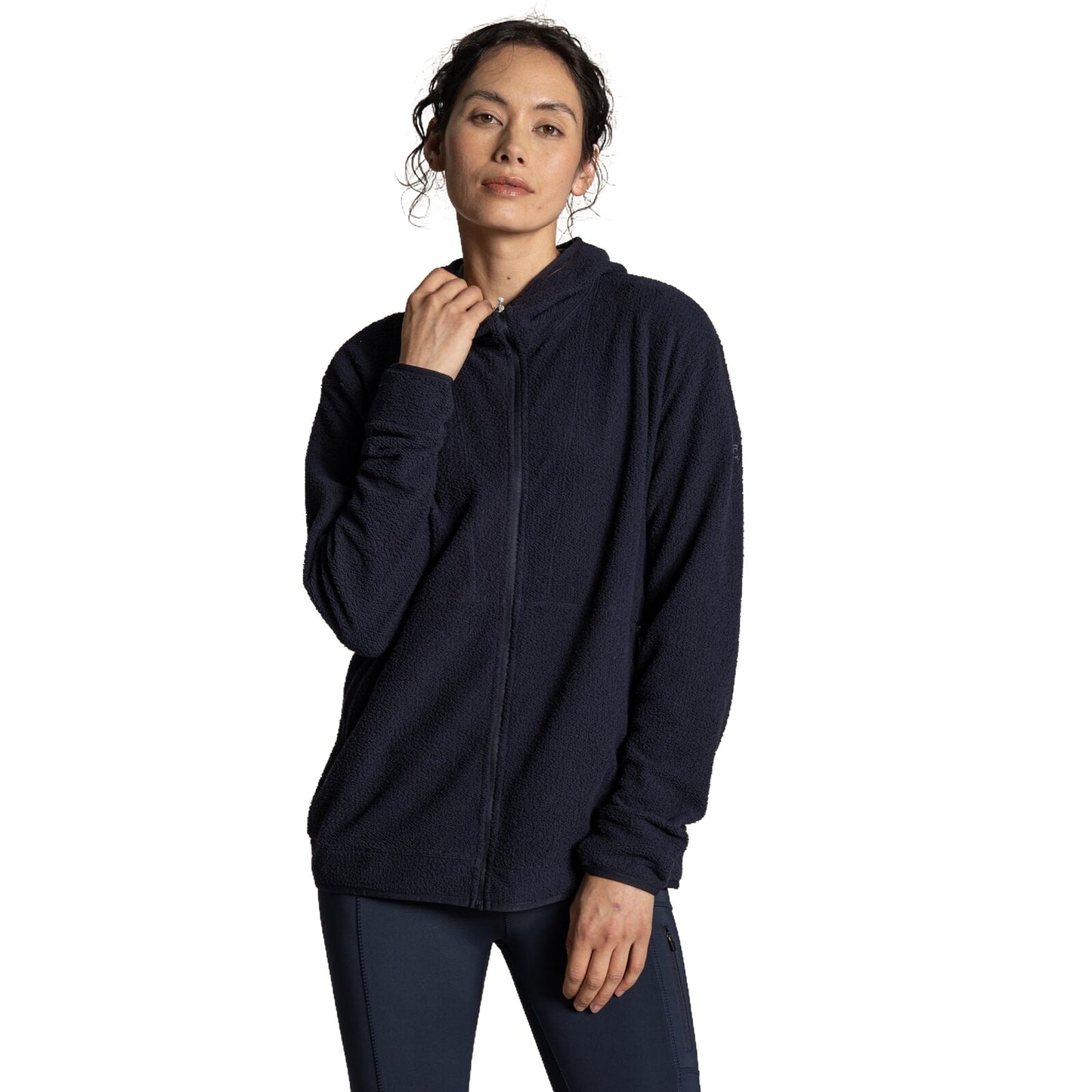 Craghoppers Womens Compresslite Hooded Full Zip Fleece